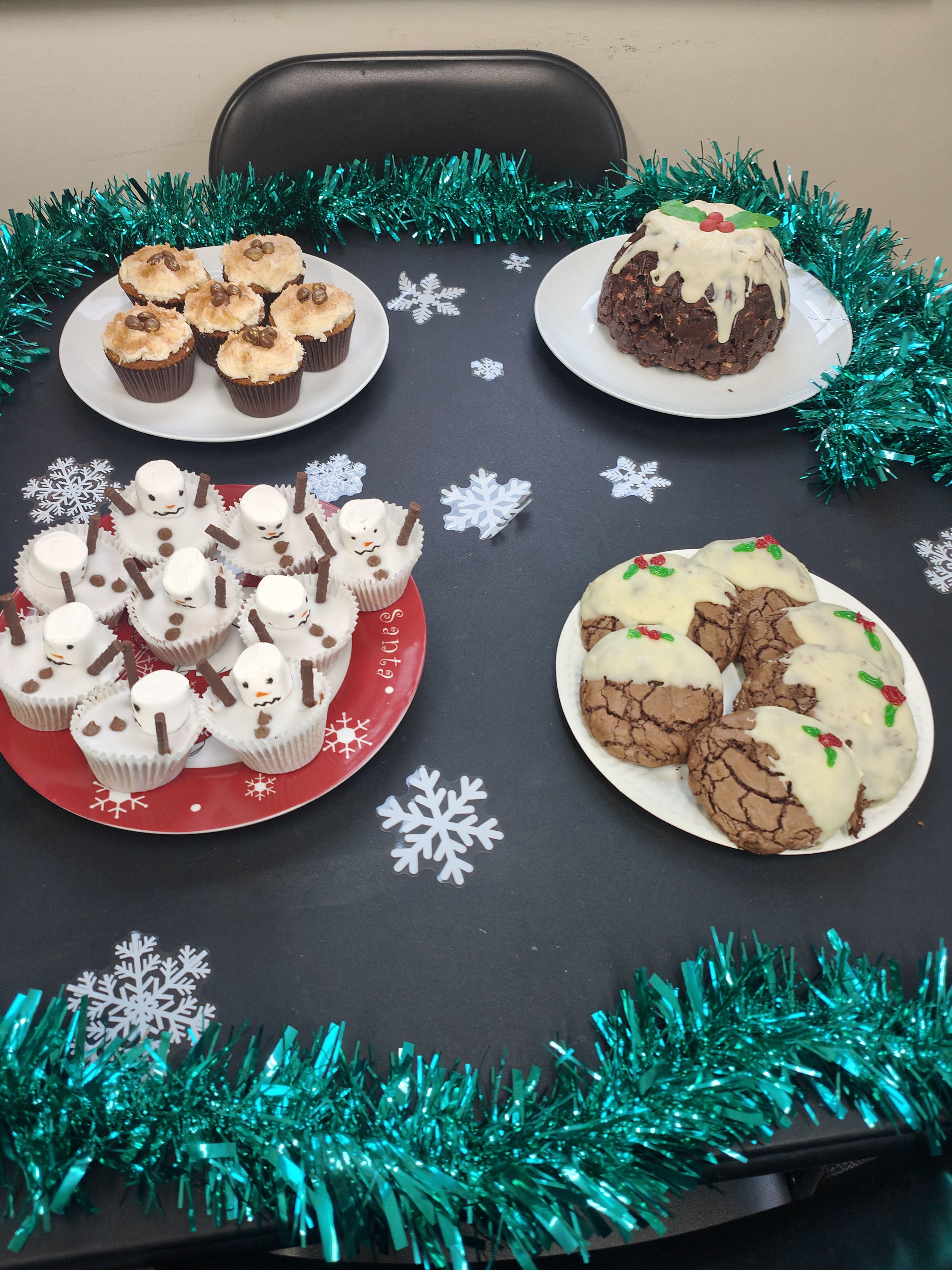 Picture of cakes that were baked for Christmas, featured on xcl website newsletter