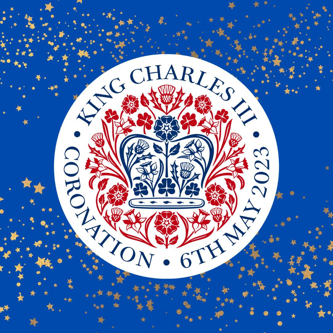 King Charles the third coronation emblem featured on xcl website