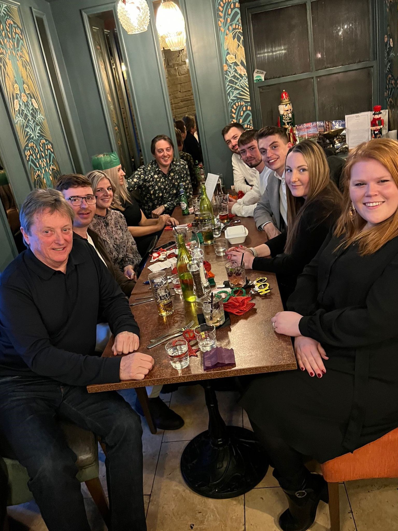 Group of people on staff get together, featured on XCL website